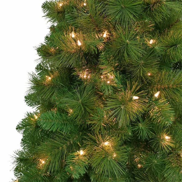 Puleo International 6.5ft. Pre-lit Wall Half Tree