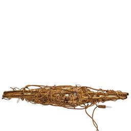 Kurt Adler 20-Light Gold Rattan Star