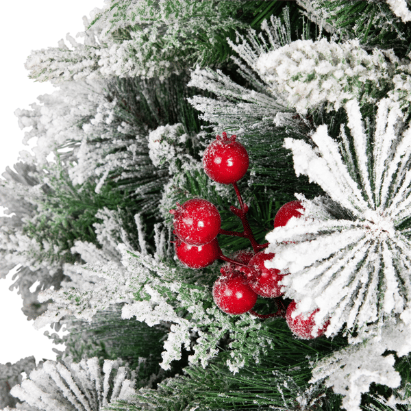 Northlight Real Touch™ 5ft. Full Flocked Spruce Christmas Tree