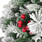 Northlight Real Touch™ 5ft. Full Flocked Spruce Christmas Tree - image 5