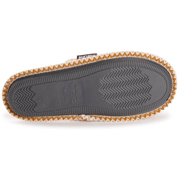 Womens MUK LUKS® Punch Needle Scuff Pumpkin Slip On Slippers