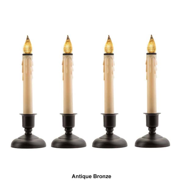 IMC Cape Cod 4pc. LED Battery Window Candle w/ Timer Set