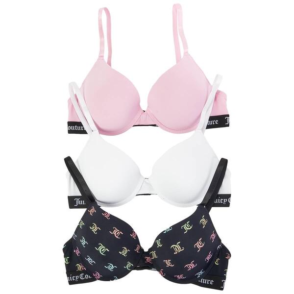 Juniors Juicy Couture 3pk. Micro Bra JC4002-3PKAS - image 