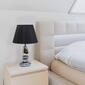 Elegant Designs Chrome & Metallic Blue Stones Ceramic Table Lamp - image 9