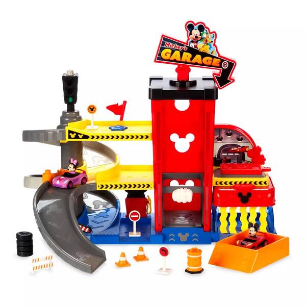 Disney Mickey Mouse Ready to Race Garage Play Set - image 