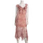 Juniors No Comment Ruffle Strap Godet Hanky Midi Dress- Mauve - image 1