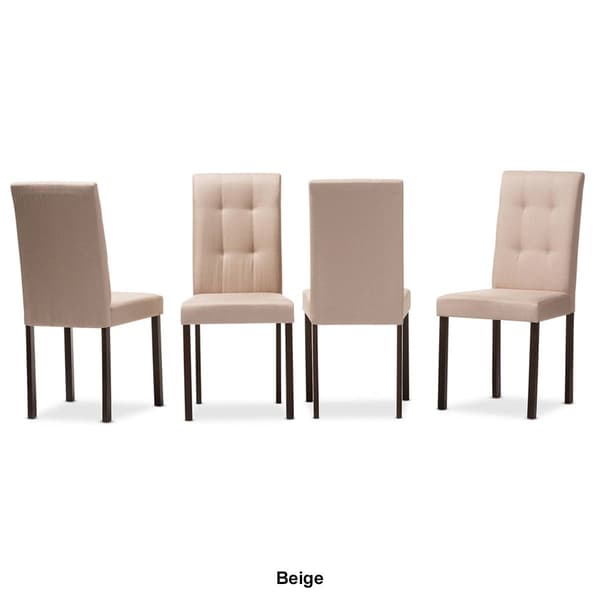 Baxton Studio Andrew 4pc. Dining Chair Set