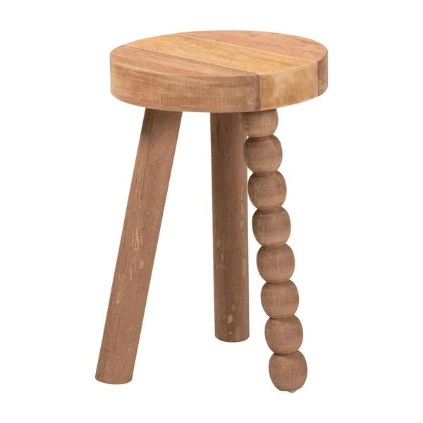 bali & pari Sihu Acacia Wood Multipurpose Accent Stool