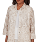Womens Alfred Dunner Natural Wonder Sequin Two In One Blouse - image 5