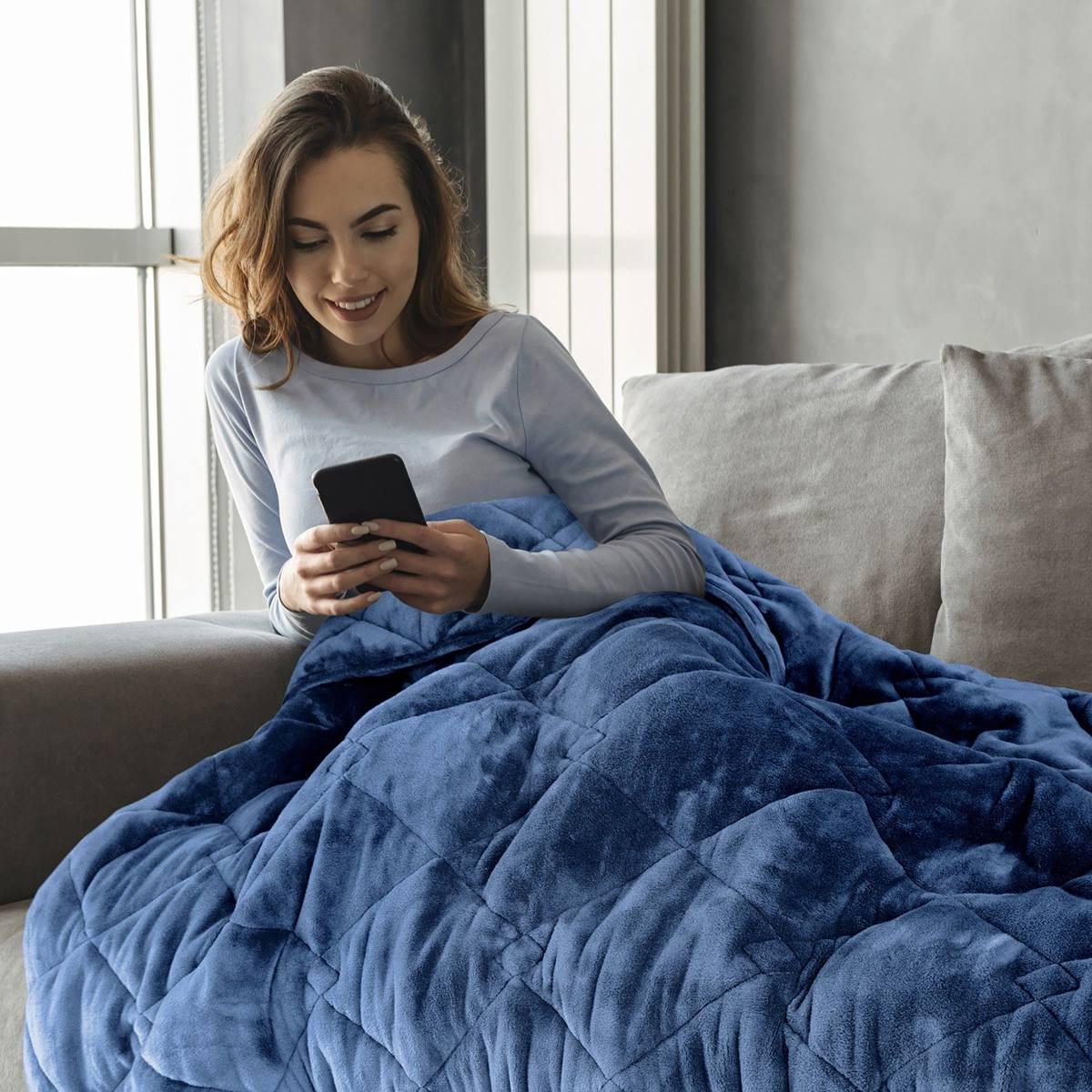 Dream Theory Butter Velvet Weighted Blanket