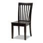 Baxton Studio Zora Dark Brown Wood 5pc. Dining Set - image 2
