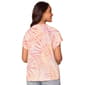 Womens Democracy Short Sleeve Crew Neck Abstract Tee - image 2