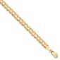 Mens Gold Classics&#40;tm&#41; 5.9mm. Solid Polished Light Cuban Bracelet - image 1