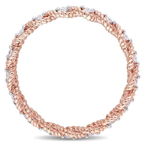 Diamond Classics&#8482; 10kt. Rose Gold 1/6ct. Diamond Twist Ring