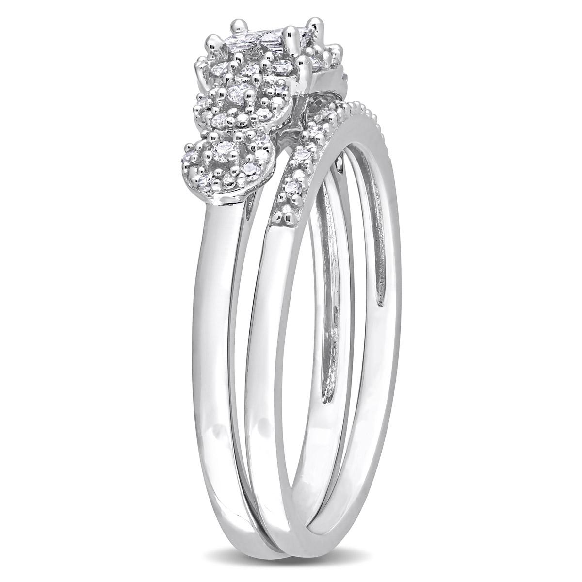 Diamond Classics™ White Gold 1/3ctw. Diamond Bridal Ring Set