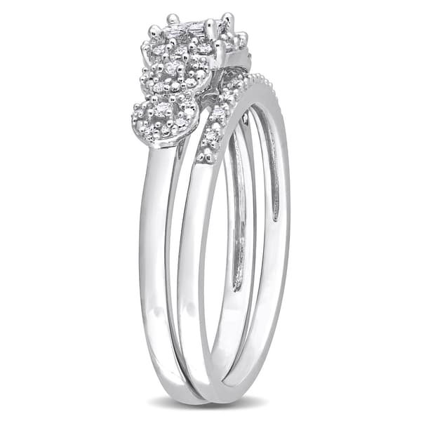 Diamond Classics™ White Gold 1/3ctw. Diamond Bridal Ring Set