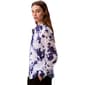 Womens Calvin Klein Long Sleeve Abstract Button Front Blouse - image 3