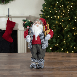 Northlight Standing Santa Carrying Presents Christmas Figure