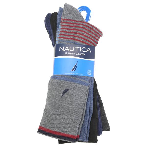 Mens Nautica Heritage Dress Crew Socks - image 