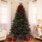 Northlight Real Touch™ 7.5ft. Pre-Lit Balsam Fir Christmas Tree - image 1