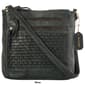 Great American Leatherworks Woven Panel Bucket Crossbody - image 5