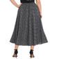 Plus Size NY Collection Pull On Abstract Zebra Hacci Midi Skirt - image 2