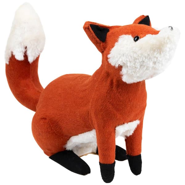 Northlight Plush Autumn Harvest Sitting Fox Figure