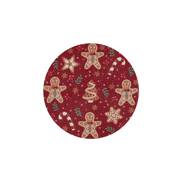 Avanti Holiday Treats Round Placemats - Set of 4