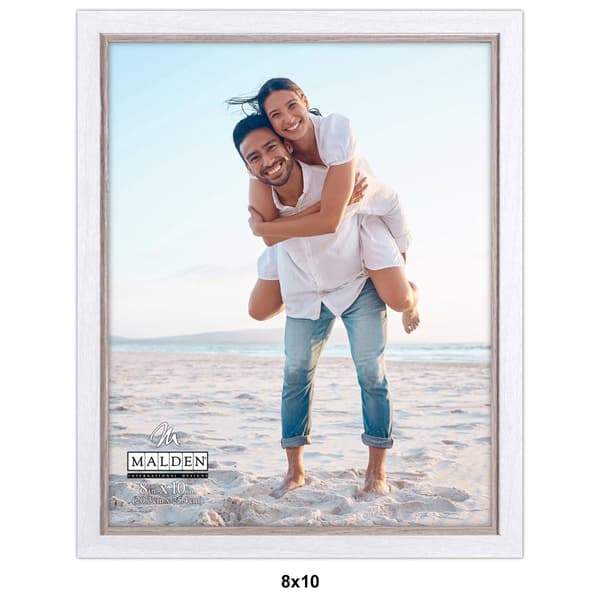 Malden Two-Tone White & Taupe Frame