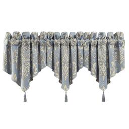 Royal Court Lorenzo Damask Window Ascot Valance - 21x40