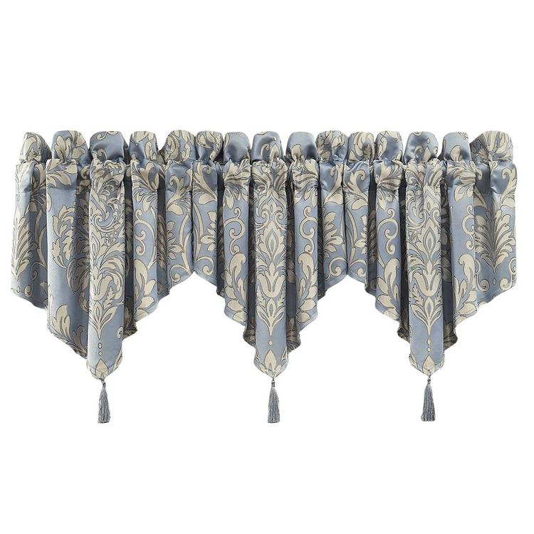 Royal Court Lorenzo Damask Window Ascot Valance - 21x40