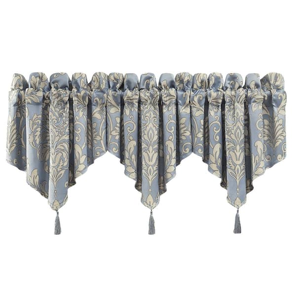 Royal Court Lorenzo Damask Window Ascot Valance - 21x40