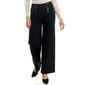 Womens Zac & Rachel Solid Pull On Wide Leg With Sailor Buttons - image 1