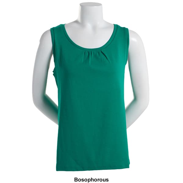 Womens Preswick &amp; Moore Cotton Spandex 1x1 Rib Tank Top