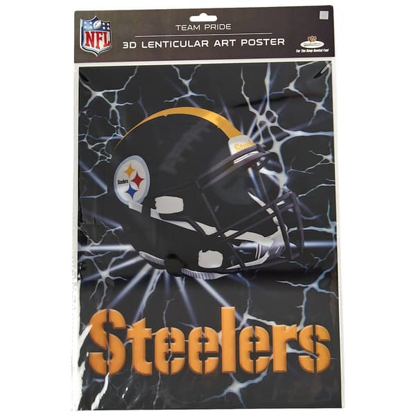 Sporticulture&#40;tm&#41; Steelers Lenticular Art Poster - image 