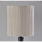 Adesso Amos Table Lamp with Soft Pleated Oatmeal Linen Shade - image 4