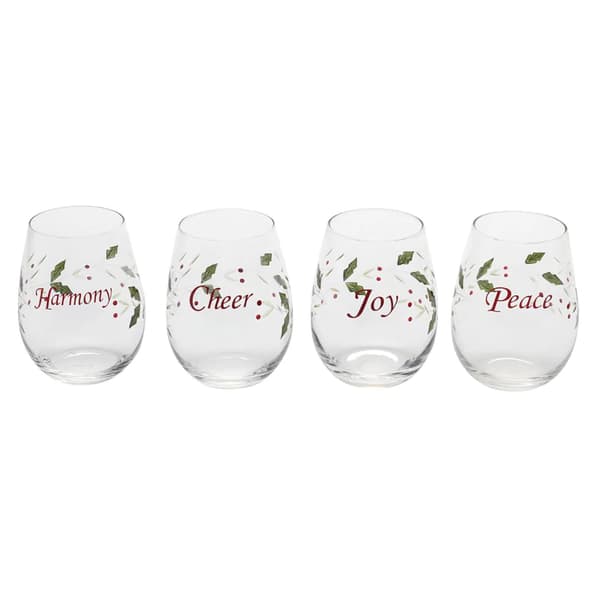 Pfaltzgraff(R) Winterberry Stemless Wine Glasses - Set of 4 - image 