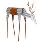 Alpine Metal Rustic Grazing Reindeer Christmas Decor - image 1