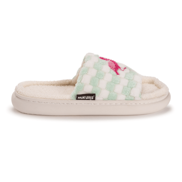 Womens MUK LUKS® Marsai Flower Slide Slippers 42