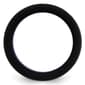 Mens Gentlemen''s Classics™ Black Silicone 7.5mm Wedding Band - image 2
