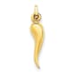 Gold Classics&#40;tm&#41; Italian Horn Charm - Yellow Gold - image 1
