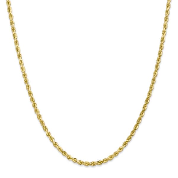 Gold Classics&#8482; 10kt. 3mm 9in. Rope Chain Ankle Bracelet