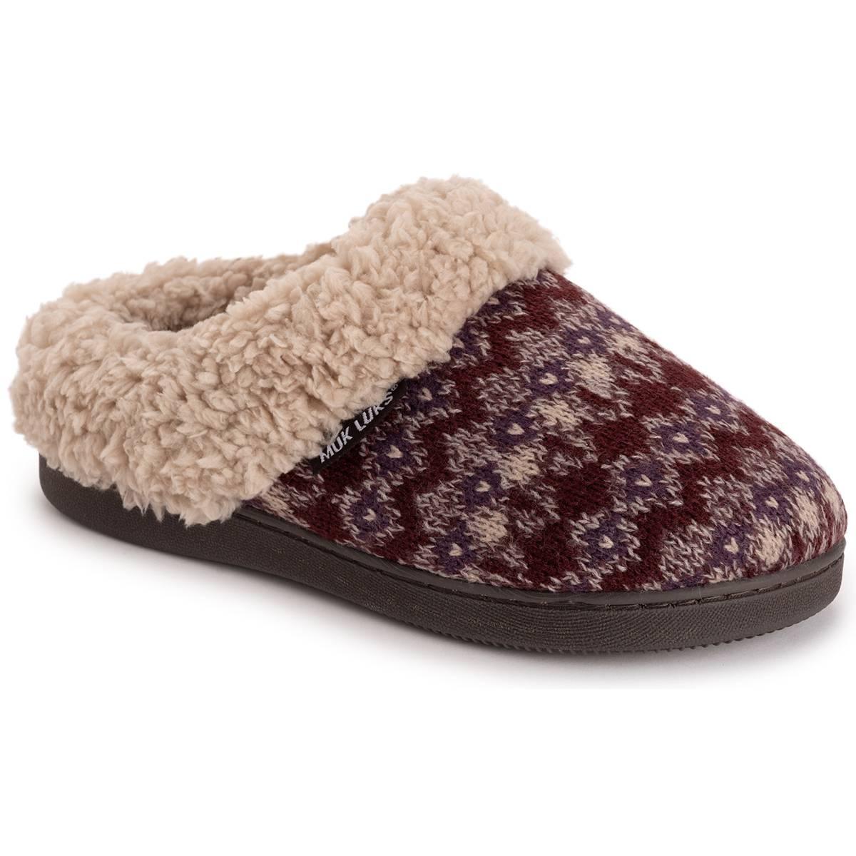 Womens MUK LUKS(R) Suanznne Clog Slippers