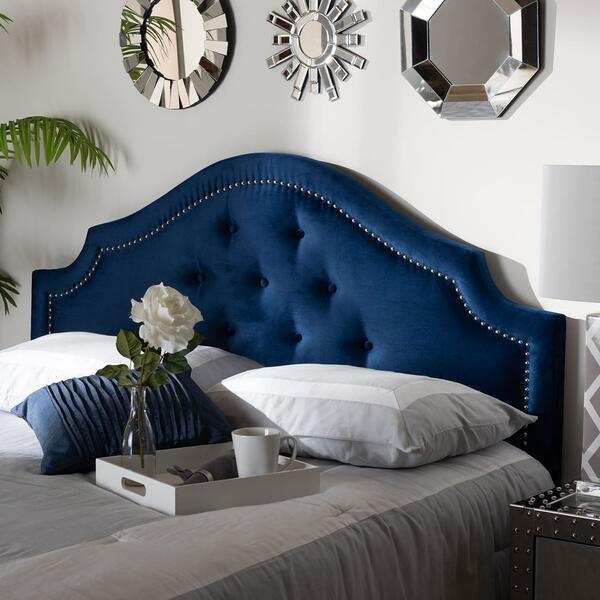 Baxton Studio Cora Collection Queen Size Headboard - image 