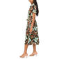Womens Cece Short Sleeve Floral Challis Midi Shirtdress - image 3
