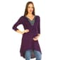 Plus Size White Mark Calla Embellished Maternity Tunic Top - image 9