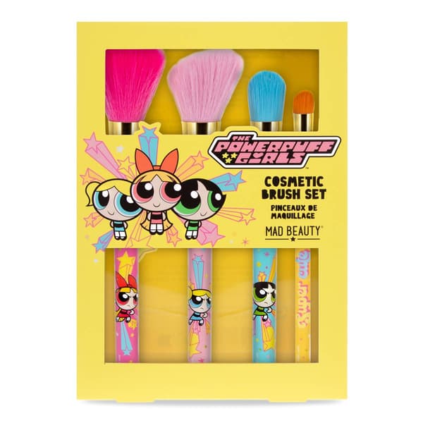 Mad Beauty Powerpuff Girls Super Cute Makeup Brush Set - image 
