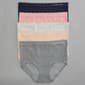 Womens Laura Ashley(R) 5pk. Seamless Rib Brief Panties LS5133-5PKT - image 1