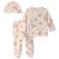 Baby Girl (Preemie-3M) Carter''s Ig Floral Set W/ Hat - image 1