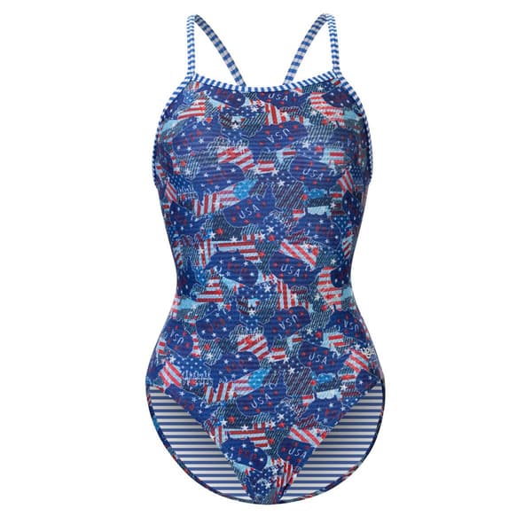 Womens Dolfin(R) Uglies V-2 Back Brave One Piece Swimsuit